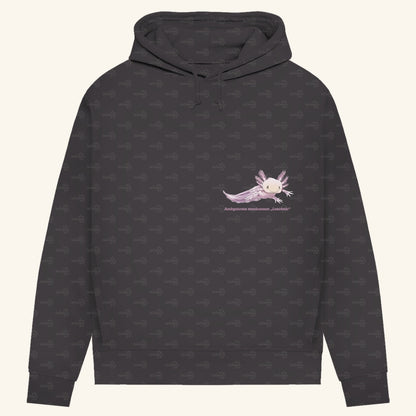 Damen Bio Hoodie mit Seitentaschen | Axolotl Ambystoma mexicanum Leucistic