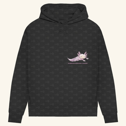 Damen Bio Hoodie mit Seitentaschen | Axolotl Ambystoma mexicanum Leucistic