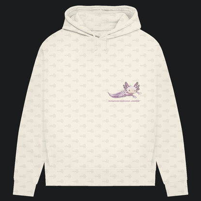 Damen Bio Hoodie mit Seitentaschen | Axolotl Ambystoma mexicanum Leucistic