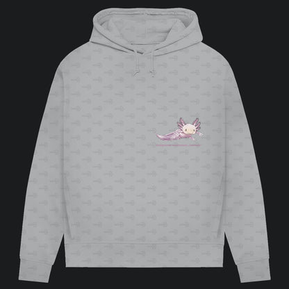 Damen Bio Hoodie mit Seitentaschen | Axolotl Ambystoma mexicanum Leucistic