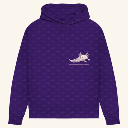 Damen Bio Hoodie mit Seitentaschen | Axolotl Ambystoma mexicanum Leucistic