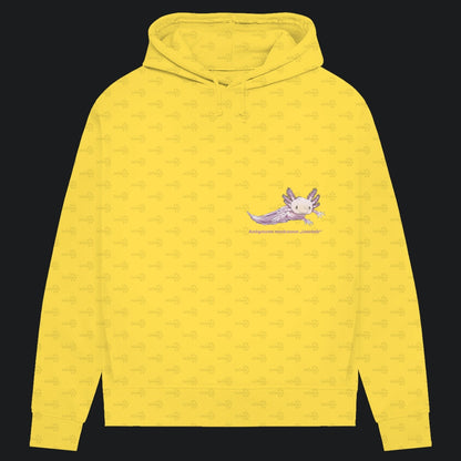 Damen Bio Hoodie mit Seitentaschen | Axolotl Ambystoma mexicanum Leucistic