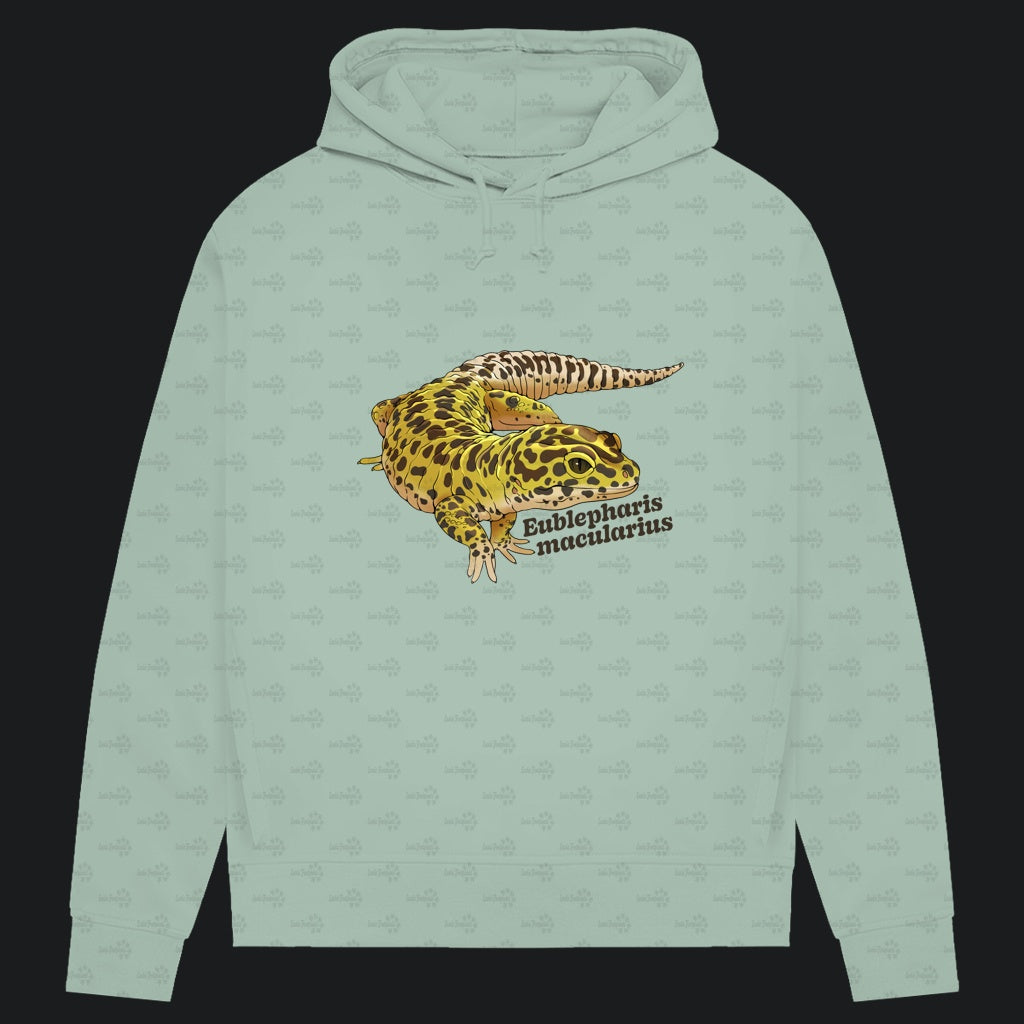 Damen Bio Hoodie mit Seitentaschen | Leopardgecko Eublepharis macularius