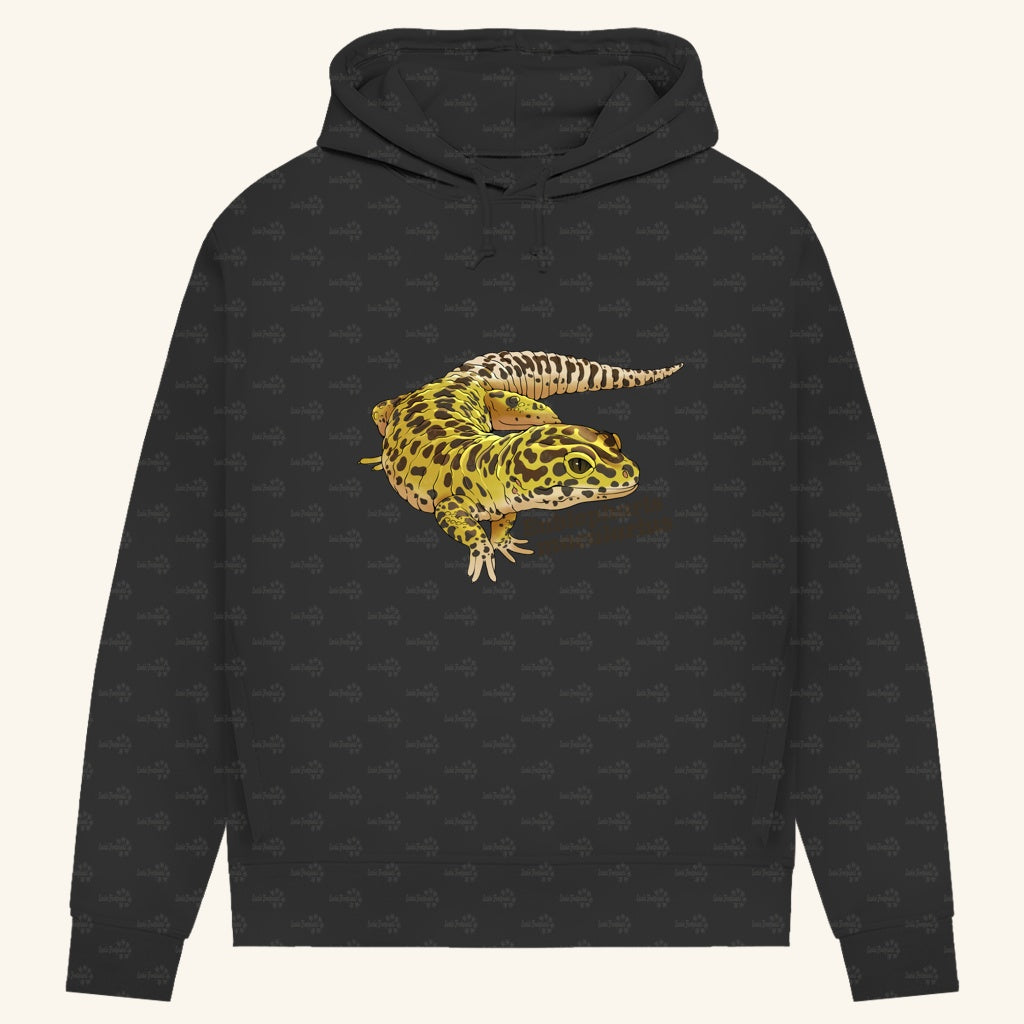 Damen Bio Hoodie mit Seitentaschen | Leopardgecko Eublepharis macularius