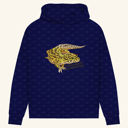 Damen Bio Hoodie mit Seitentaschen | Leopardgecko Eublepharis macularius