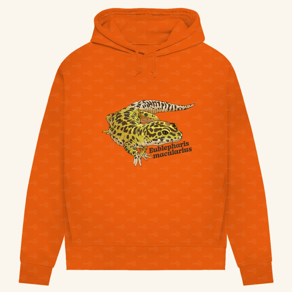 Damen Bio Hoodie mit Seitentaschen | Leopardgecko Eublepharis macularius