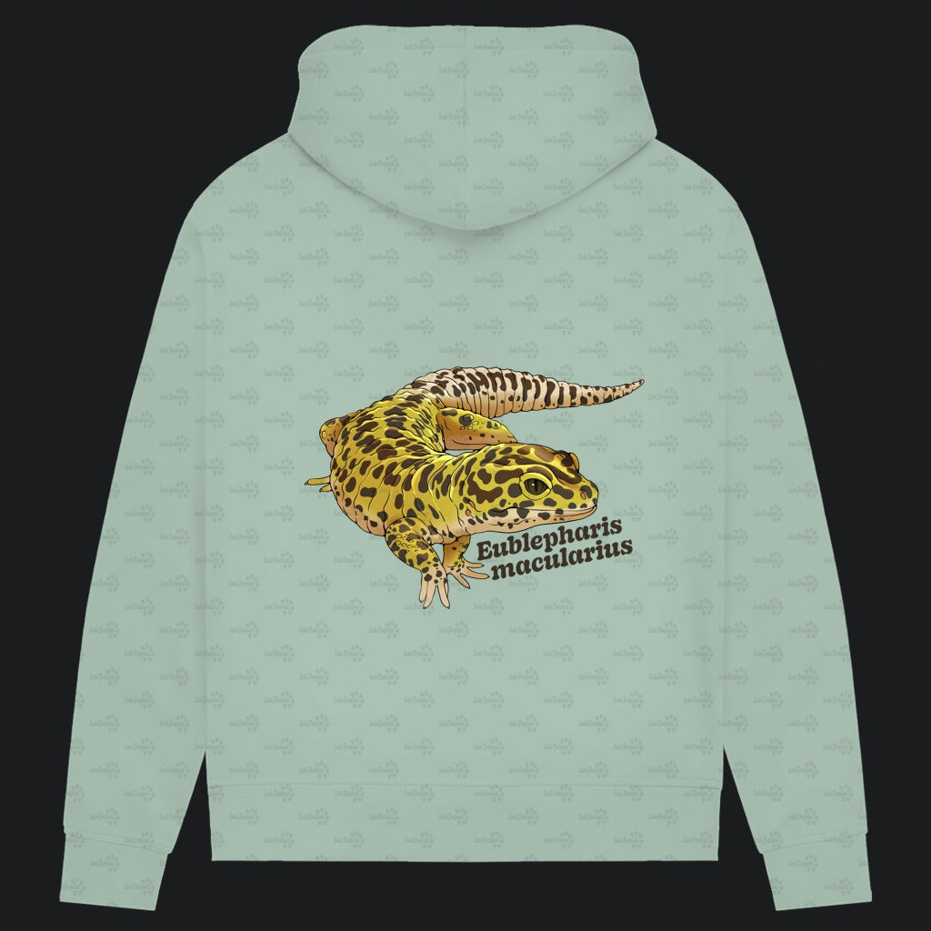 Damen Bio Hoodie mit Seitentaschen | Leopardgecko Eublepharis macularius