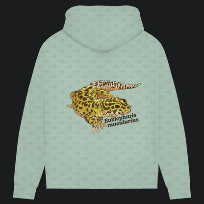 Damen Bio Hoodie mit Seitentaschen | Leopardgecko Eublepharis macularius