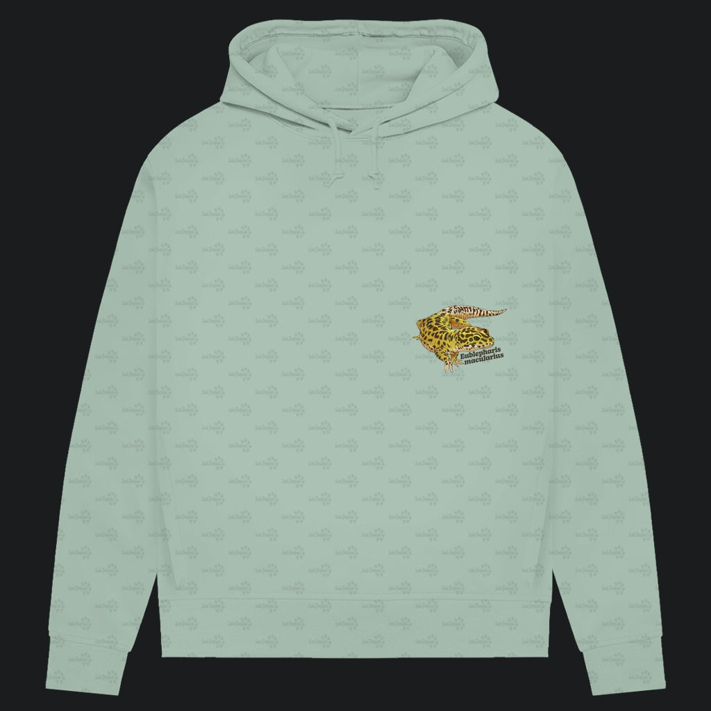 Damen Bio Hoodie mit Seitentaschen | Leopardgecko Eublepharis macularius
