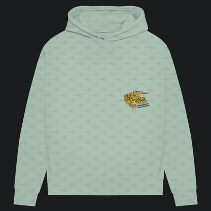 Damen Bio Hoodie mit Seitentaschen | Leopardgecko Eublepharis macularius