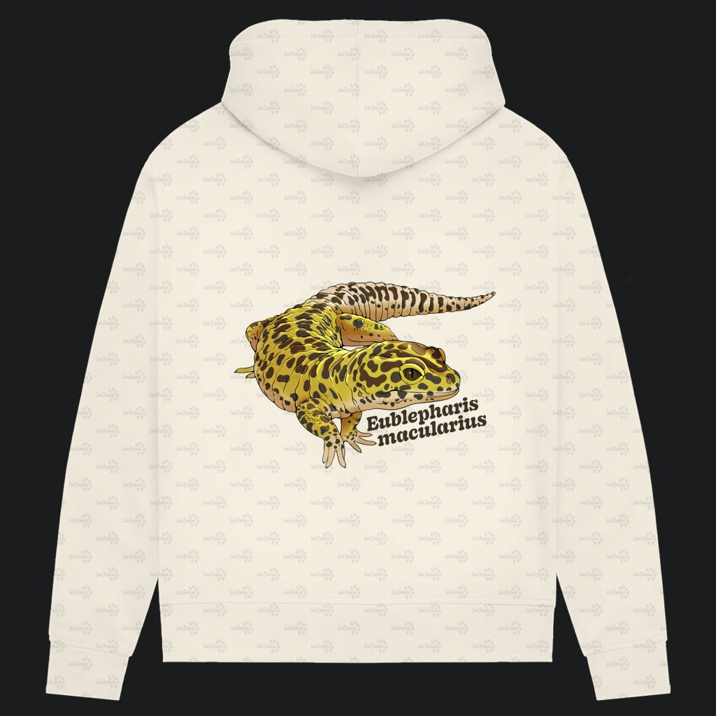 Damen Bio Hoodie mit Seitentaschen | Leopardgecko Eublepharis macularius