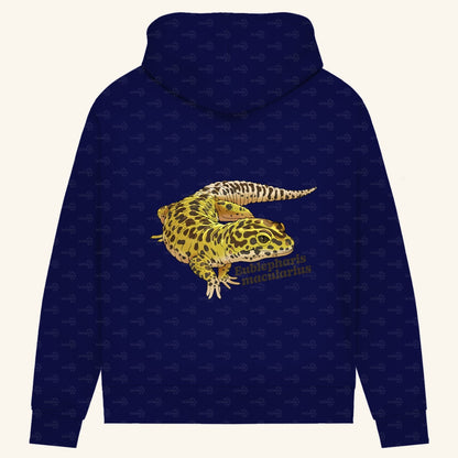 Damen Bio Hoodie mit Seitentaschen | Leopardgecko Eublepharis macularius