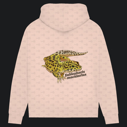 Damen Bio Hoodie mit Seitentaschen | Leopardgecko Eublepharis macularius