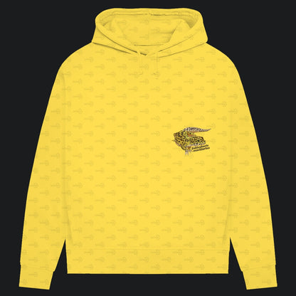Damen Bio Hoodie mit Seitentaschen | Leopardgecko Eublepharis macularius