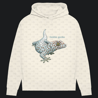Damen Bio Hoodie mit Seitentaschen | Tokeh Gecko Gekko gecko
