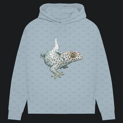 Damen Bio Hoodie mit Seitentaschen | Tokeh Gecko Gekko gecko