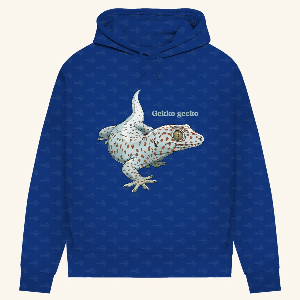 Damen Bio Hoodie mit Seitentaschen | Tokeh Gecko Gekko gecko
