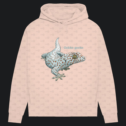 Damen Bio Hoodie mit Seitentaschen | Tokeh Gecko Gekko gecko