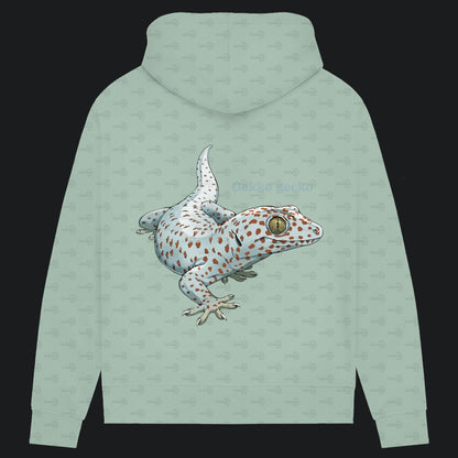 Damen Bio Hoodie mit Seitentaschen | Tokeh Gecko Gekko gecko