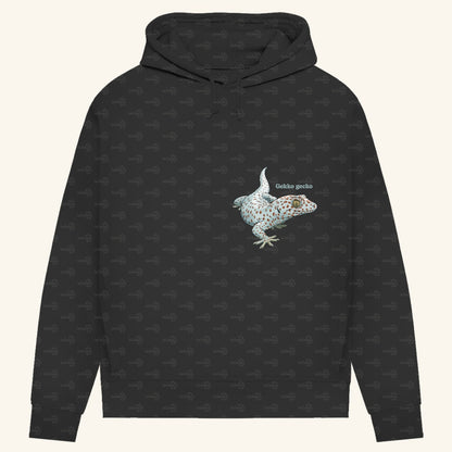 Damen Bio Hoodie mit Seitentaschen | Tokeh Gecko Gekko gecko