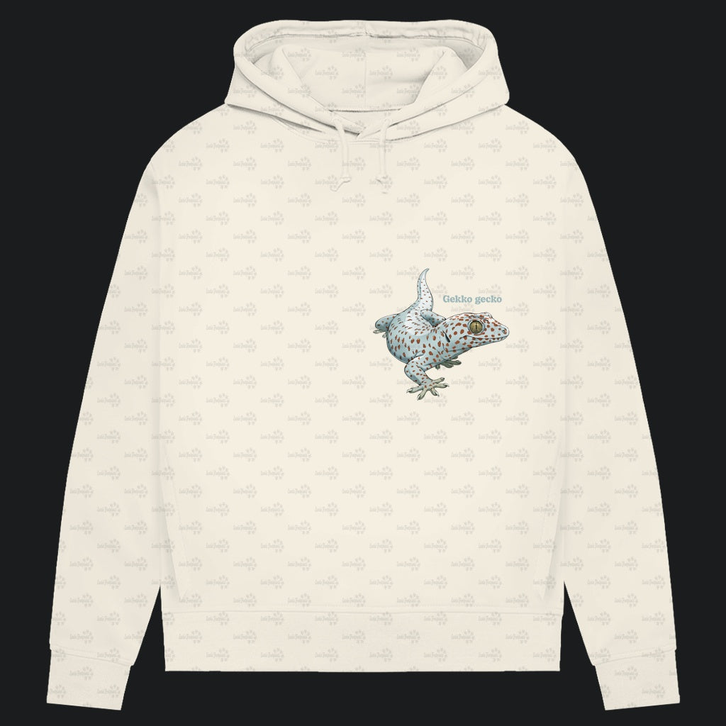 Damen Bio Hoodie mit Seitentaschen | Tokeh Gecko Gekko gecko