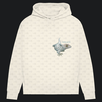 Damen Bio Hoodie mit Seitentaschen | Tokeh Gecko Gekko gecko