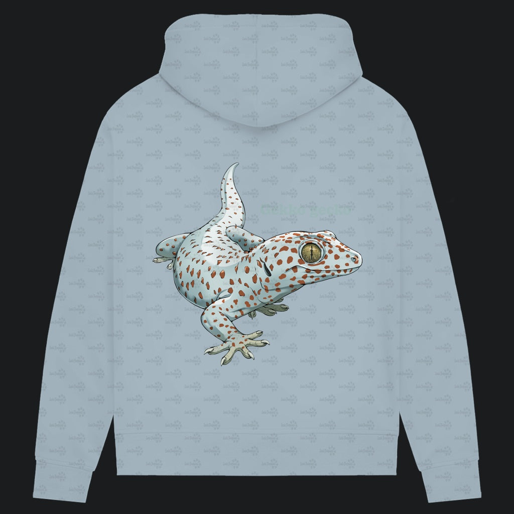 Damen Bio Hoodie mit Seitentaschen | Tokeh Gecko Gekko gecko
