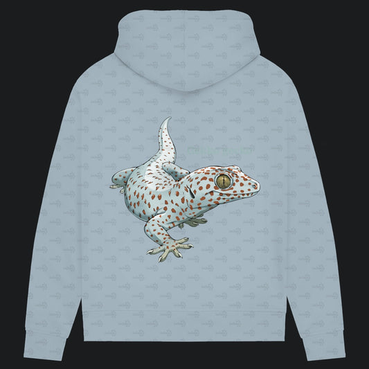 Damen Bio Hoodie mit Seitentaschen | Tokeh Gecko Gekko gecko
