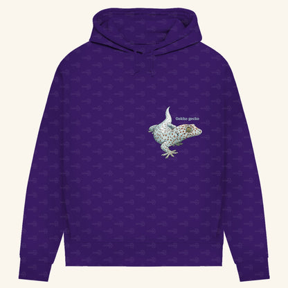 Damen Bio Hoodie mit Seitentaschen | Tokeh Gecko Gekko gecko