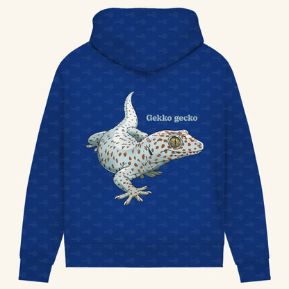 Damen Bio Hoodie mit Seitentaschen | Tokeh Gecko Gekko gecko
