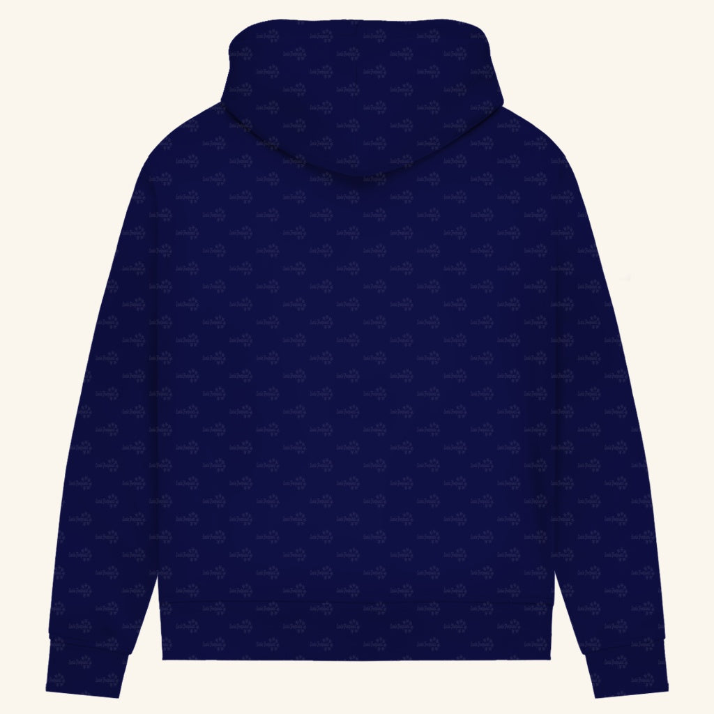 Damen Bio Hoodie mit Seitentaschen | blauer Baumwaran Varanus macraei