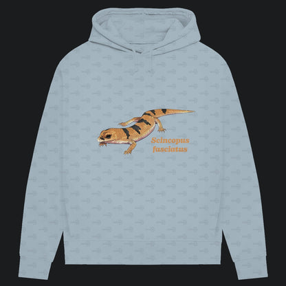 Damen Bio Hoodie mit Seitentaschen | Peters' gebänderter Skink Scincopus fasciatus