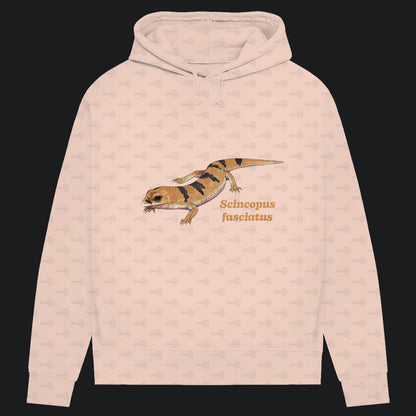 Damen Bio Hoodie mit Seitentaschen | Peters' gebänderter Skink Scincopus fasciatus