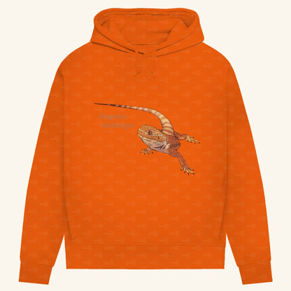 Damen Bio Hoodie mit Seitentaschen | Bartagame  Pogona vitticeps