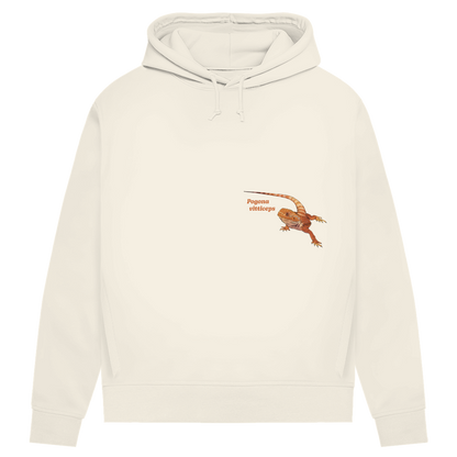 Damen Bio Hoodie mit Seitentaschen | Bartagame  Pogona vitticeps