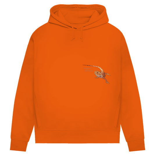 Damen Bio Hoodie mit Seitentaschen | Bartagame  Pogona vitticeps