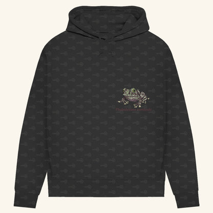 Damen Bio Hoodie mit Seitentaschen | Vietnamesische Moosfrosch  Moosy Frog Theloderma corticale