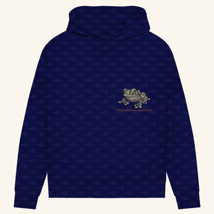 Damen Bio Hoodie mit Seitentaschen | Vietnamesische Moosfrosch  Moosy Frog Theloderma corticale