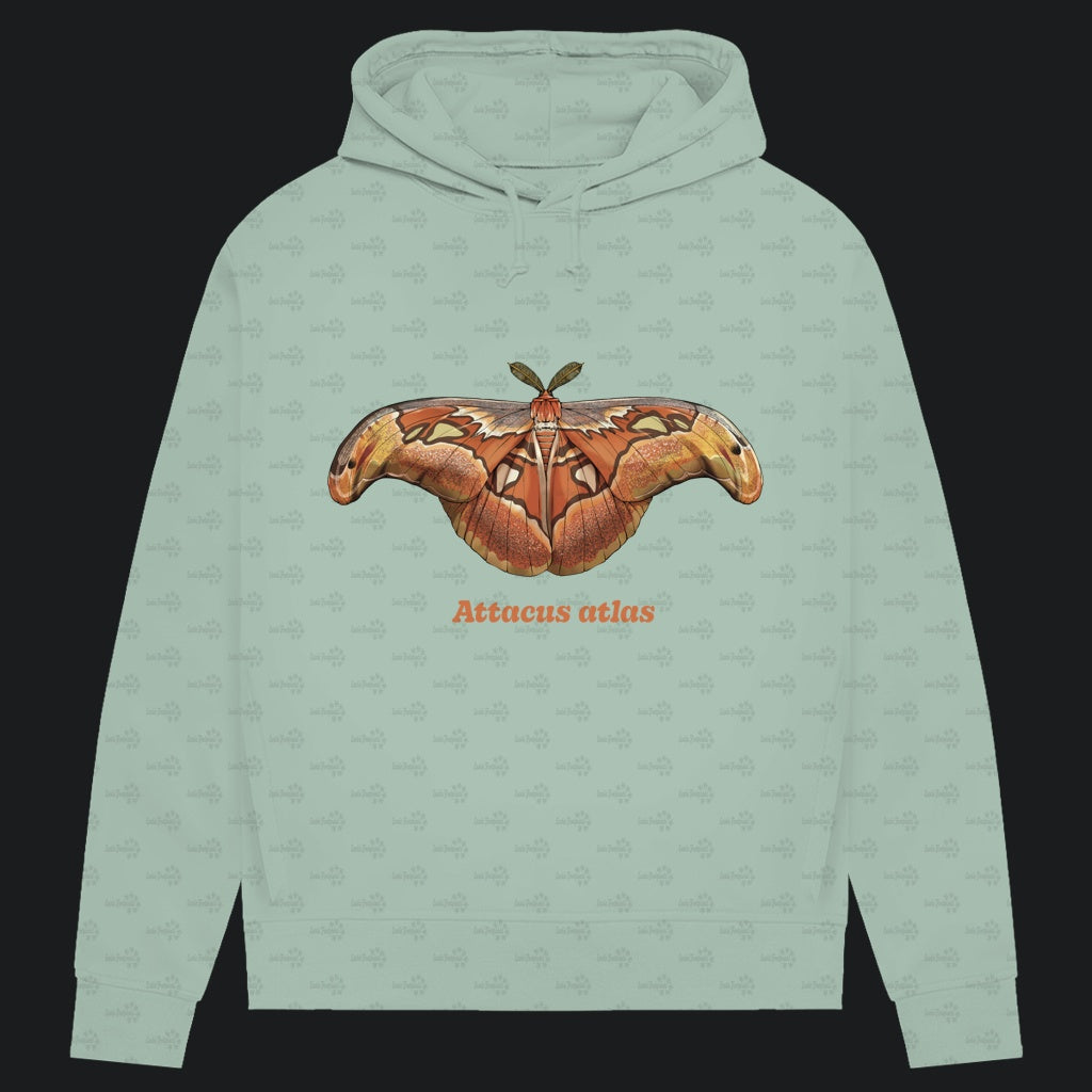 Damen Bio Hoodie mit Seitentaschen | Atlas spinner Atlas moth attacus atlas