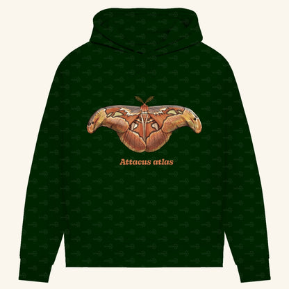 Damen Bio Hoodie mit Seitentaschen | Atlas spinner Atlas moth attacus atlas