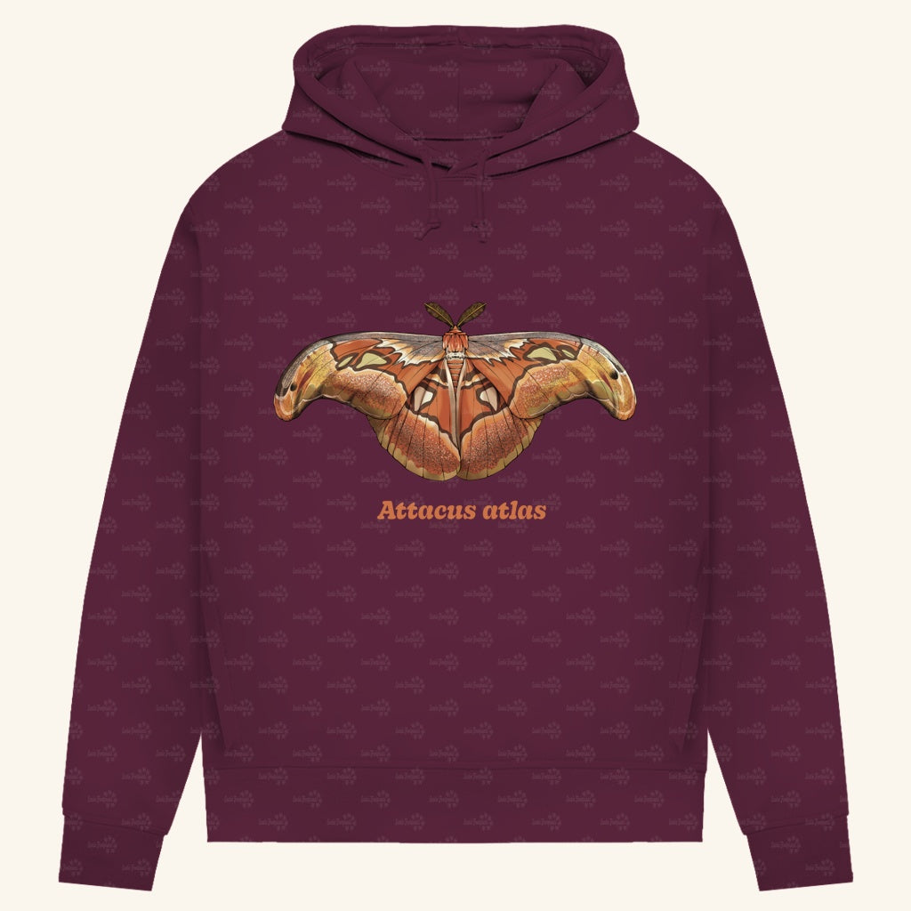 Damen Bio Hoodie mit Seitentaschen | Atlas spinner Atlas moth attacus atlas