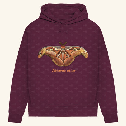 Damen Bio Hoodie mit Seitentaschen | Atlas spinner Atlas moth attacus atlas