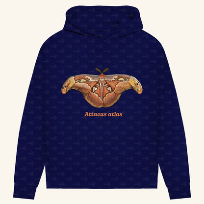 Damen Bio Hoodie mit Seitentaschen | Atlas spinner Atlas moth attacus atlas