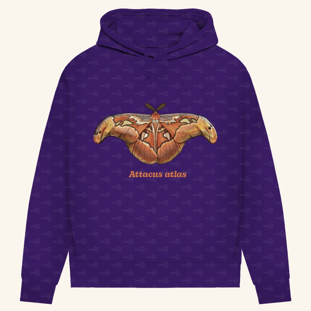 Damen Bio Hoodie mit Seitentaschen | Atlas spinner Atlas moth attacus atlas
