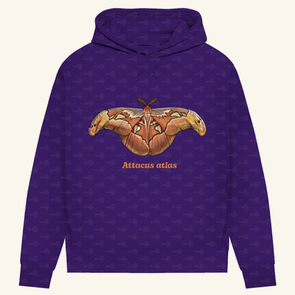 Damen Bio Hoodie mit Seitentaschen | Atlas spinner Atlas moth attacus atlas
