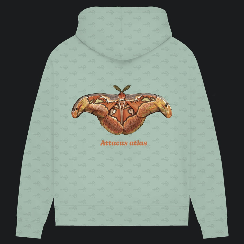 Damen Bio Hoodie mit Seitentaschen | Atlas spinner Atlas moth attacus atlas
