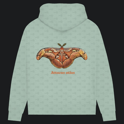 Damen Bio Hoodie mit Seitentaschen | Atlas spinner Atlas moth attacus atlas
