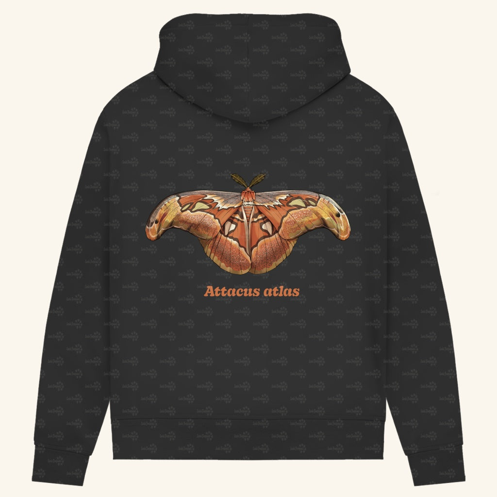 Damen Bio Hoodie mit Seitentaschen | Atlas spinner Atlas moth attacus atlas