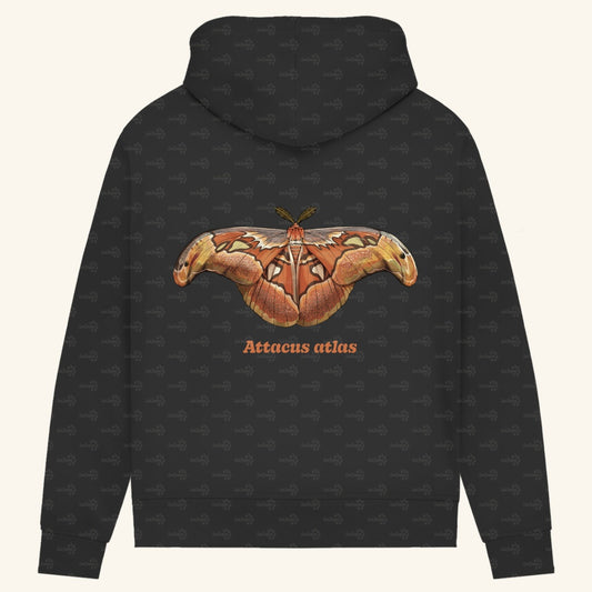 Damen Bio Hoodie mit Seitentaschen | Atlas spinner Atlas moth attacus atlas