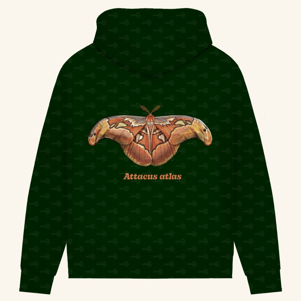 Damen Bio Hoodie mit Seitentaschen | Atlas spinner Atlas moth attacus atlas